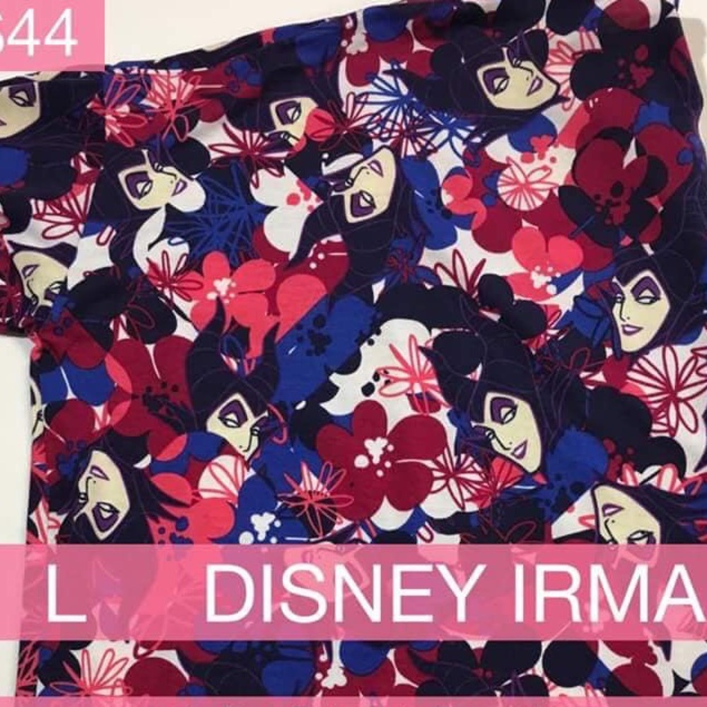 LuLaRoe  large maleficent  Disney Irma